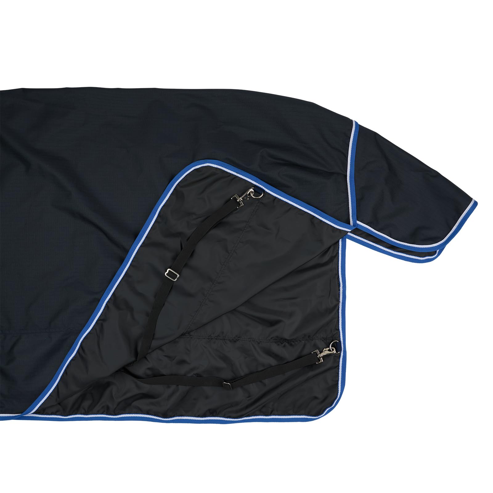 HORZE Glasgow turnout blanket shoulder gussets enable freer movement for active horses.
