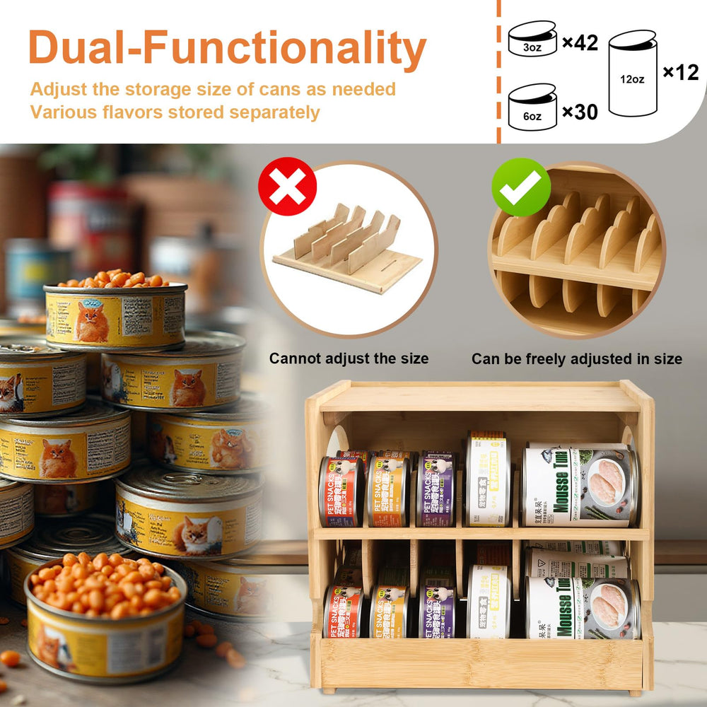 HOSASSPER organizer fits pantry, fridge, or counter for versatile storage.