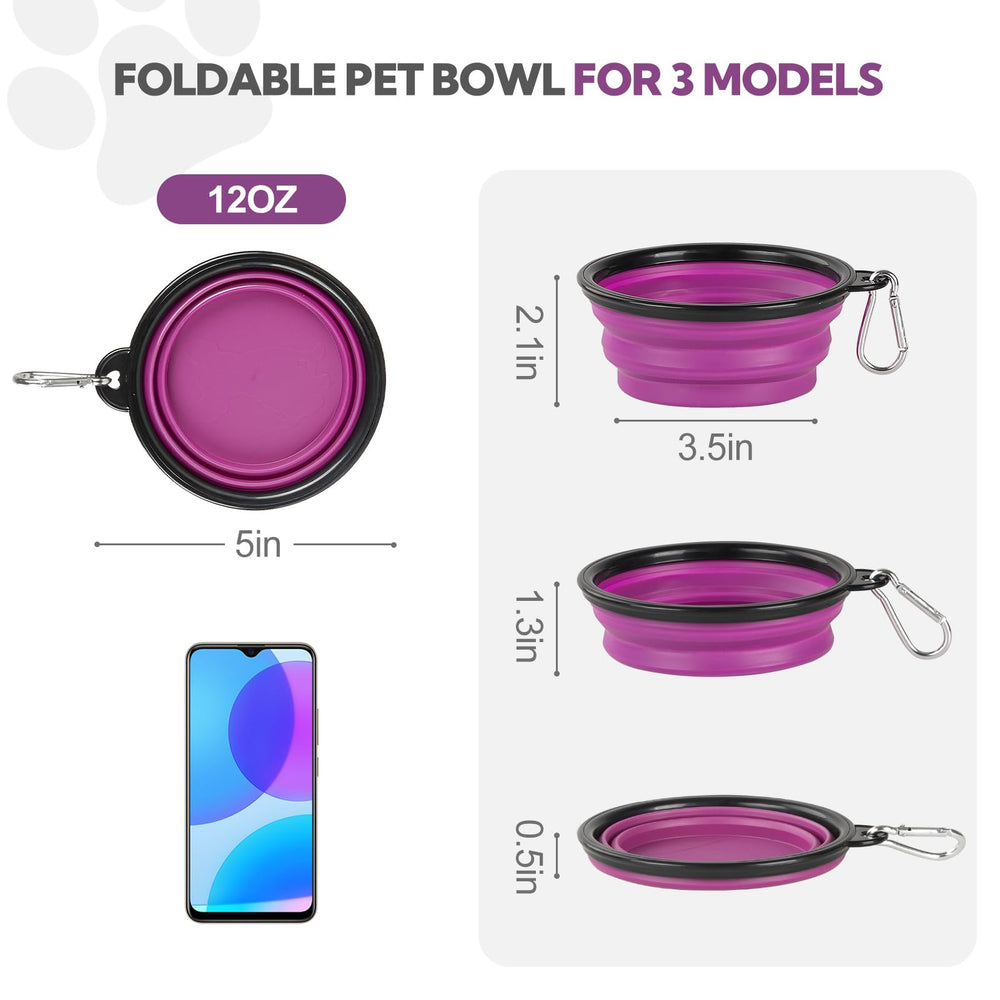 HOSCAPE bowl with carabiner clip keeps gear-ready on hikes