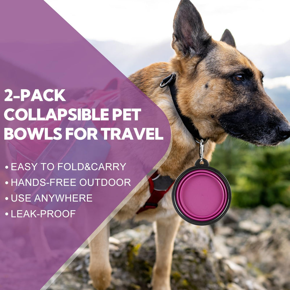 HOSCAPE leakproof TPE bowl prevents spills during outings