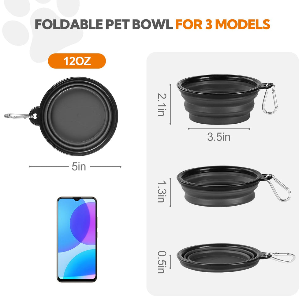 HOSCAPE compact collapsible bowl designed for travel and swift use.
