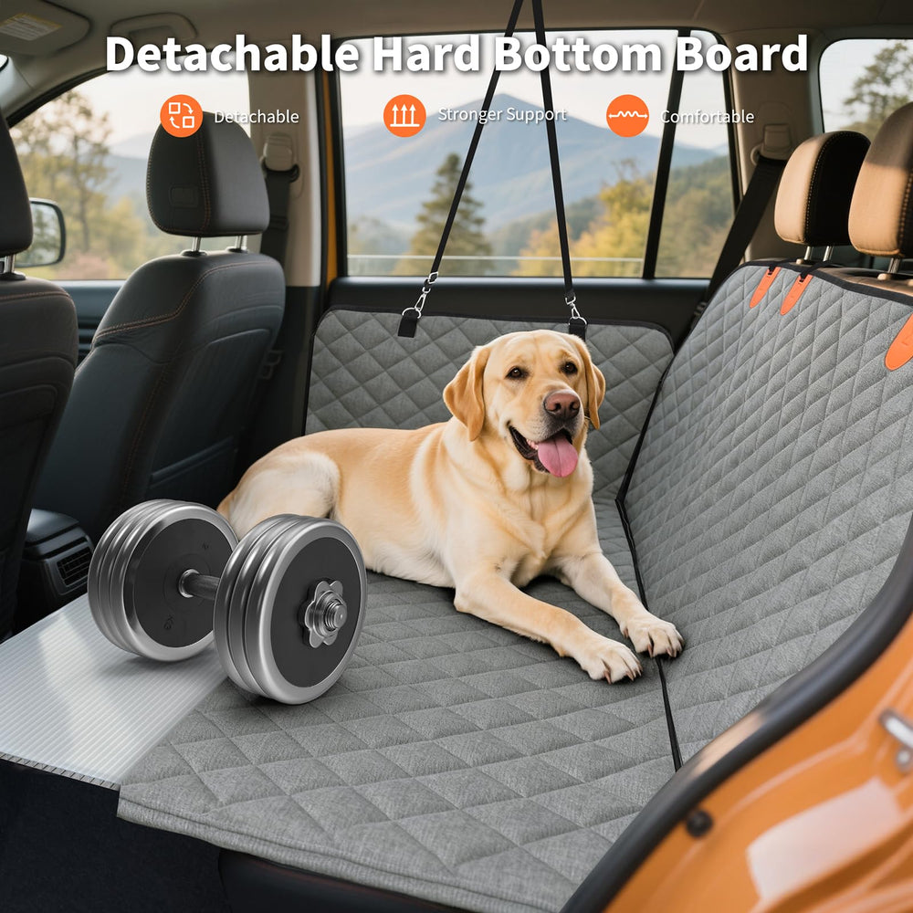 HOTEAGLE storage-pockets-dog-travel provides handy spots for toys and snacks.