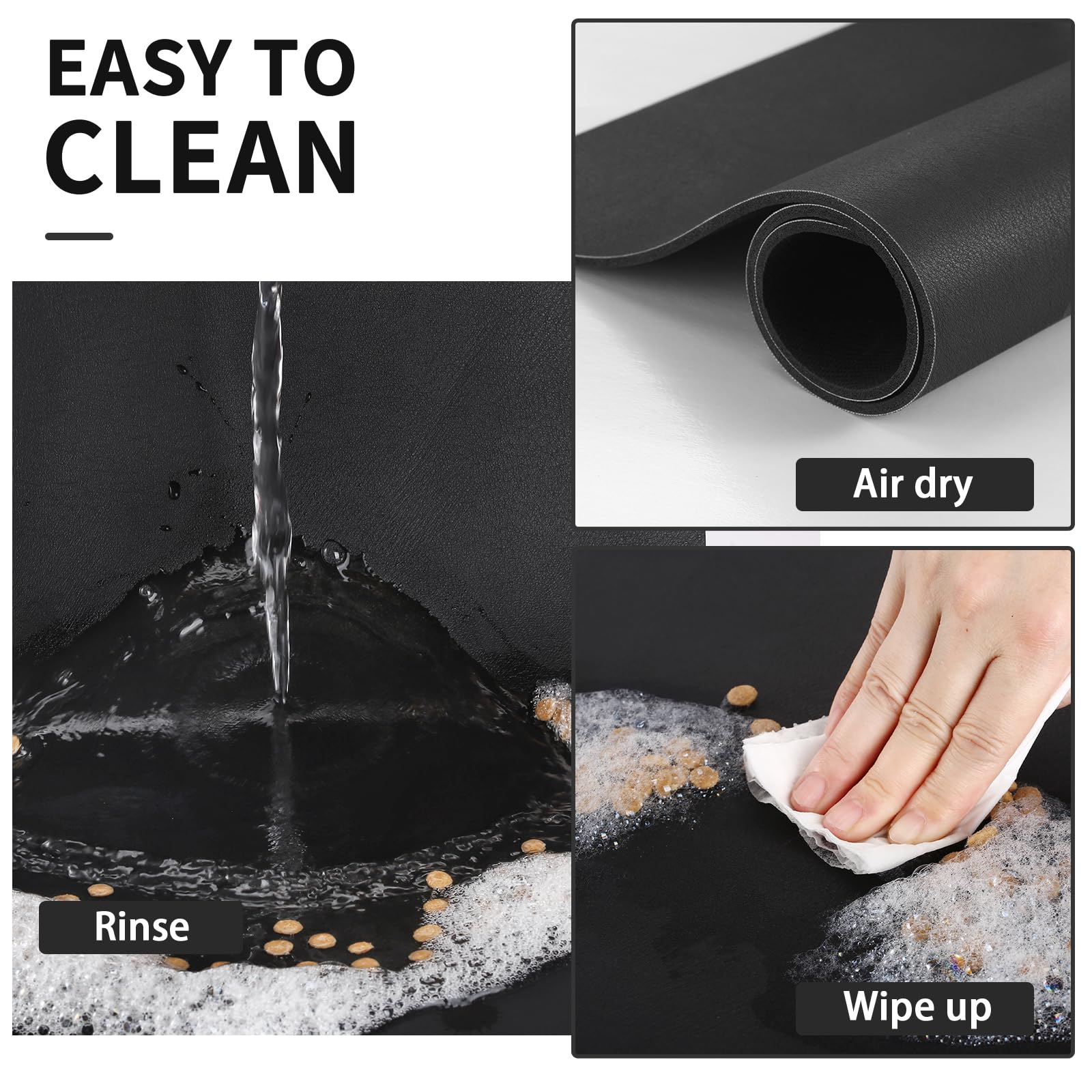 HotLive non-slip rubber edge keeps bowls in place during feeding.