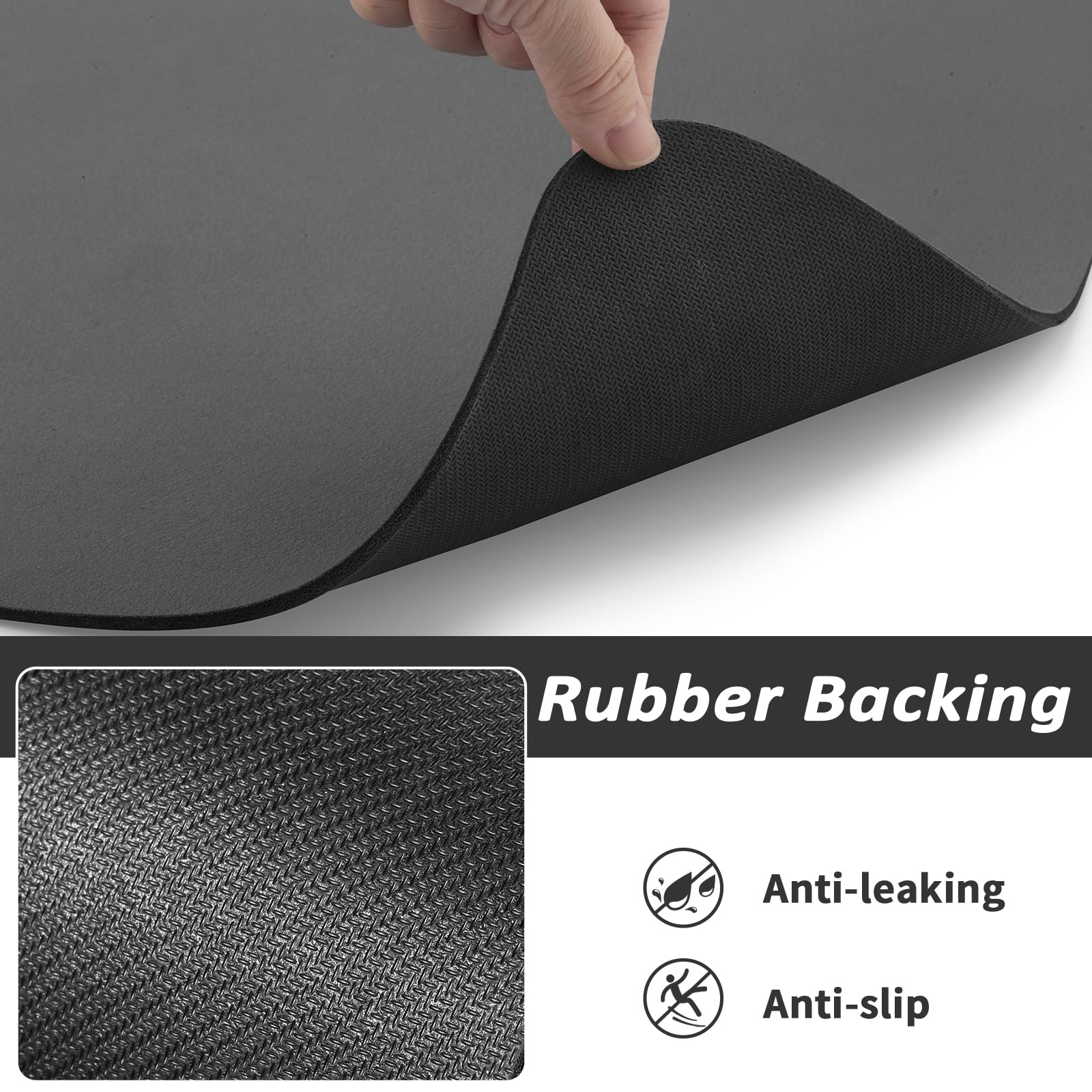 HotLive two-bowl feeding mat fits two bowls comfortably