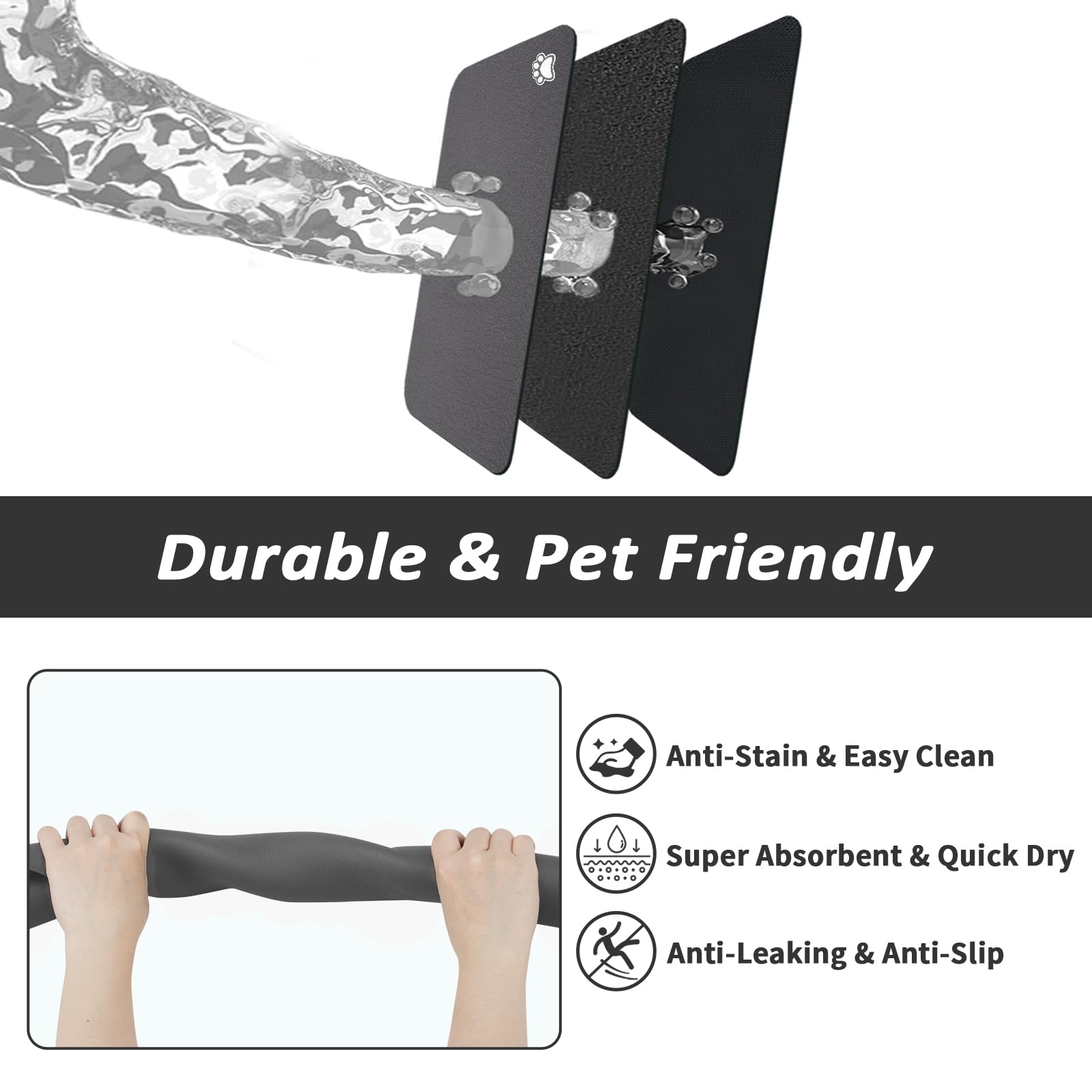 HotLive durable material mat—quick-dry surface after washing.