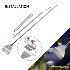 HOTOOLME hollow-blade scraper design reduces resistance during scrubbing