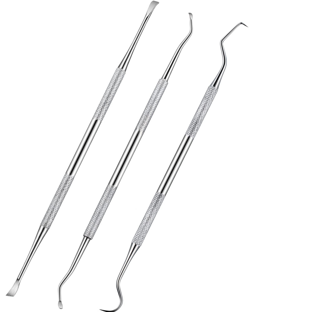 Hotop dog dental tooth scaler double head close-up for versatile tarter removal on teeth