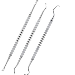 Hotop dog dental tooth scaler double head close-up for versatile tarter removal on teeth