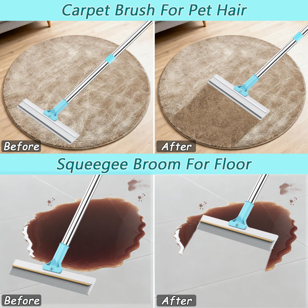 Hotsky adjustable length handle ergonomic design reduces bending during cleaning