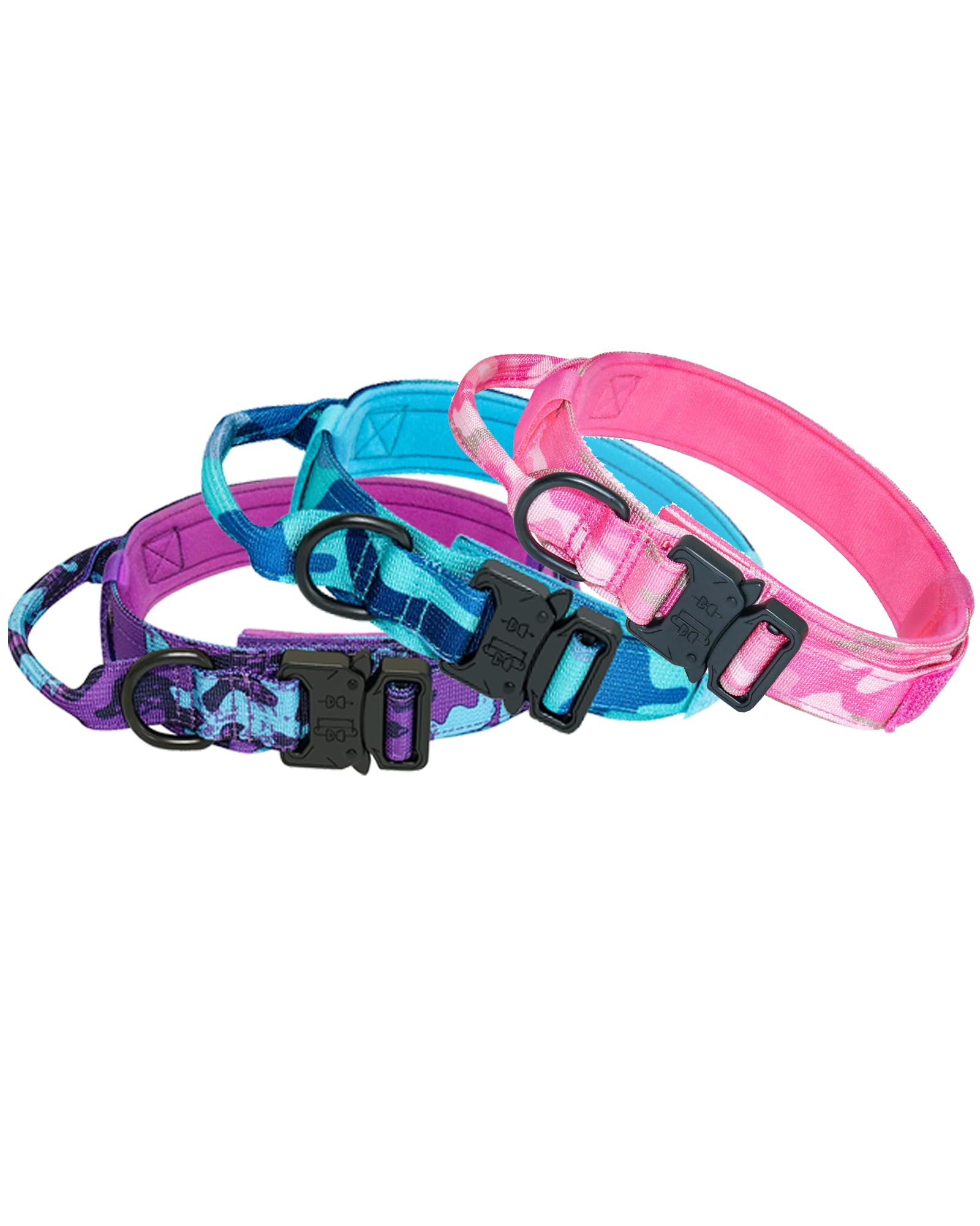 Hotsky tactical dog collar Airtag holder enables pet tracking.