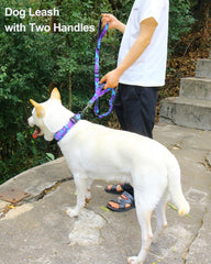 Hotsky tactical dog leash with 360° rotating clasp prevents tangling during runs.