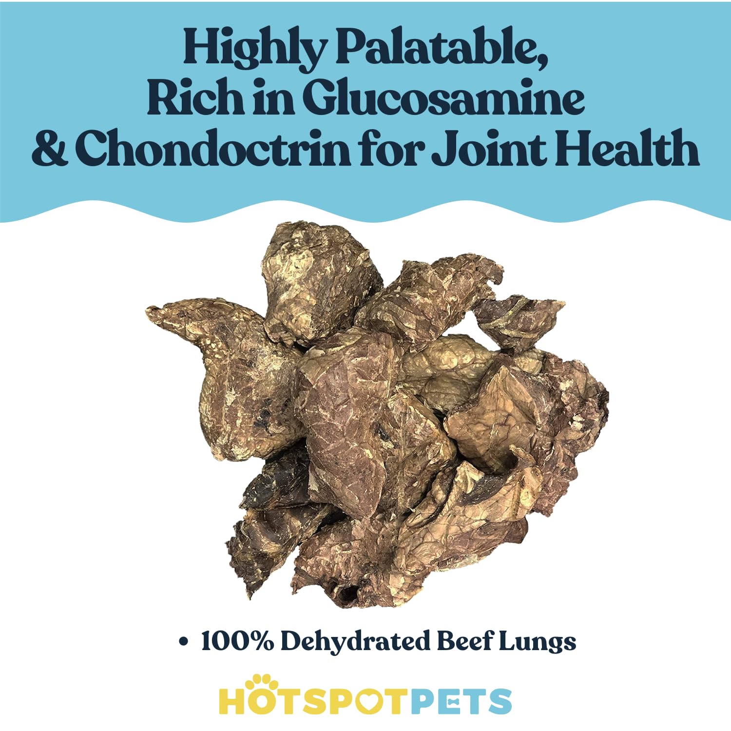 hotspot pets beef lung treats training use closeup shows bite-sized chewy reward