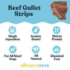 HotSpot Pets esophagus chews with textured surface scrub tartar gently