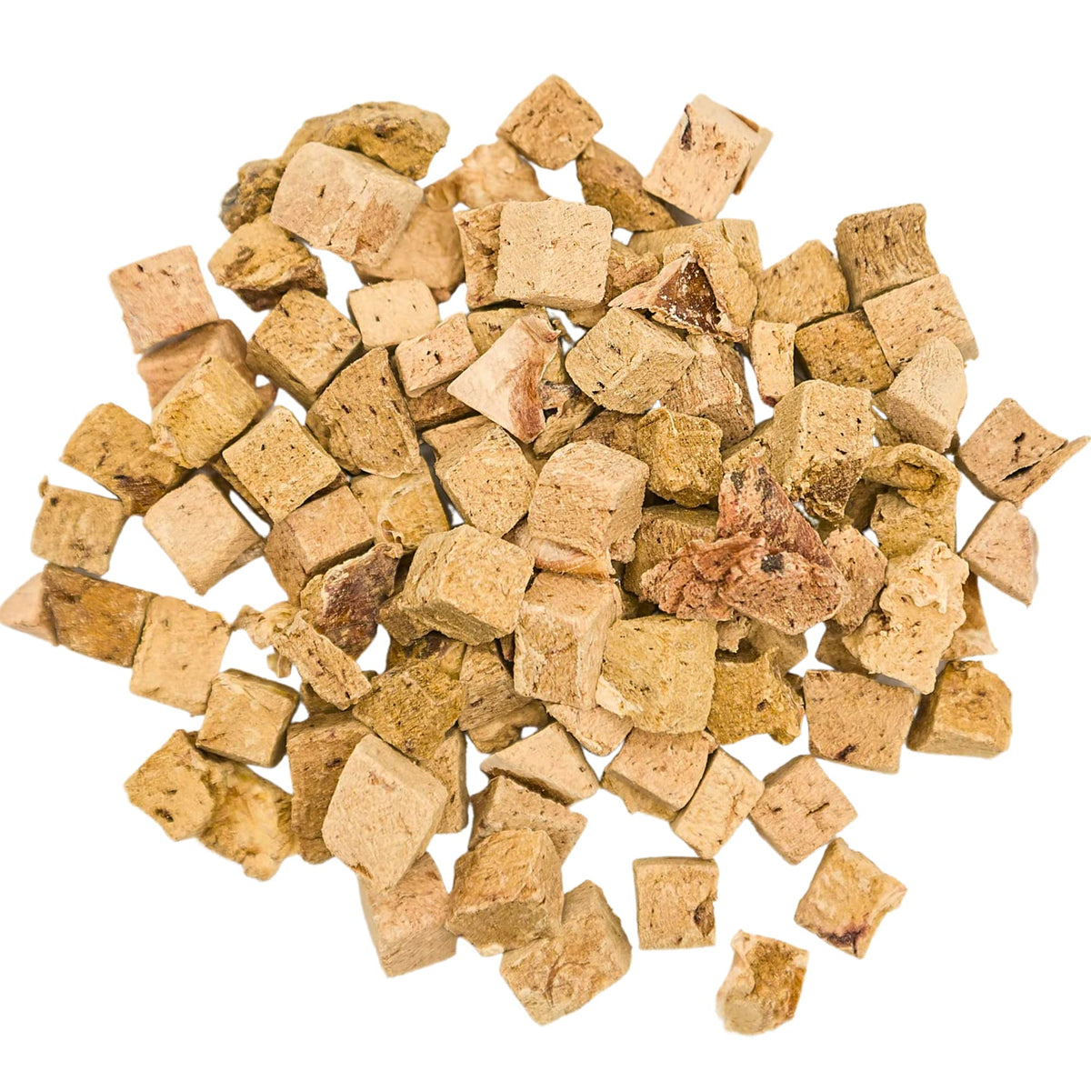 Hotspot Pets freeze-dried beef heart treats 1lb bag closeup, ideal for training rewards