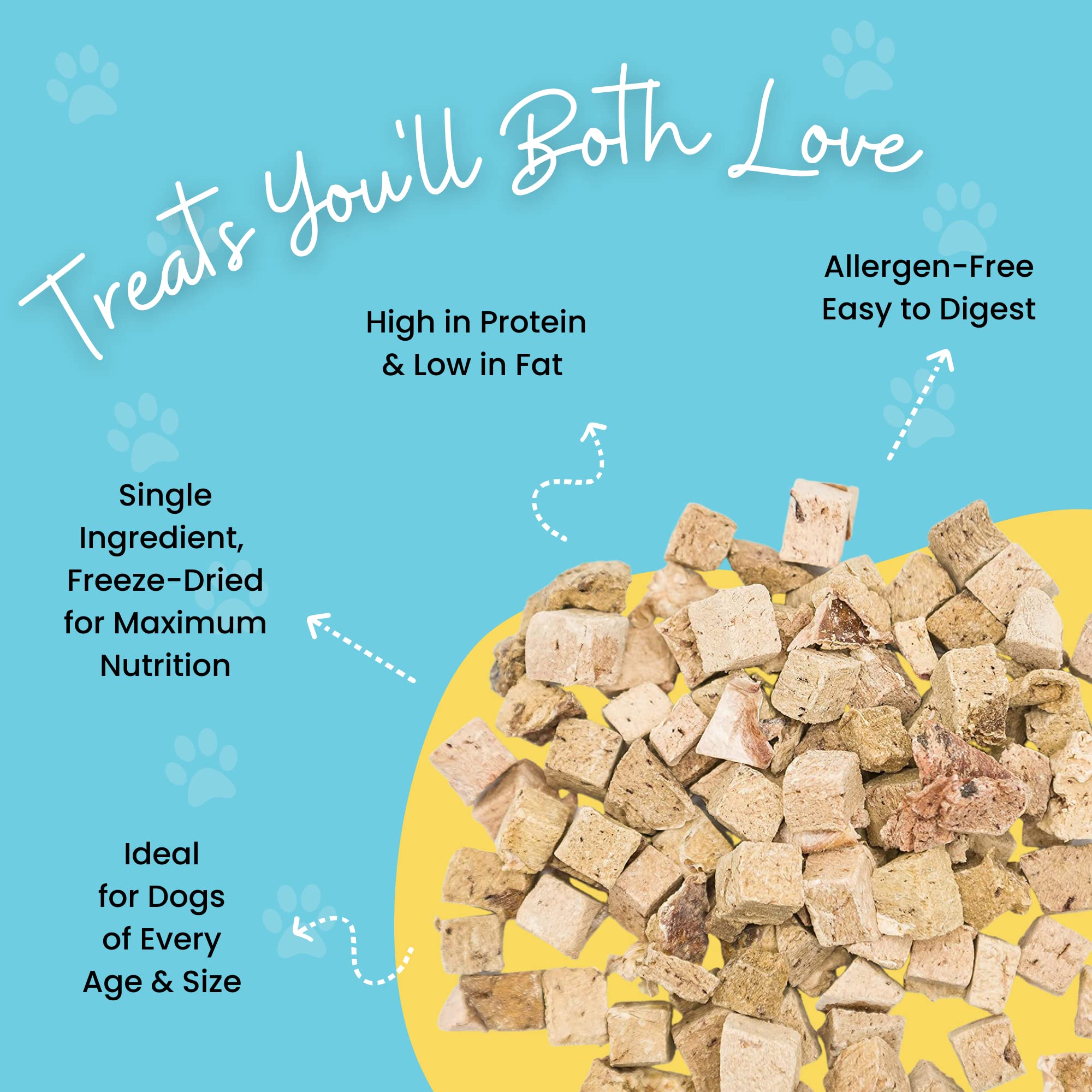 Hotspot Pets Freeze Dried Beef Liver Treats bag overhead for portioning training.