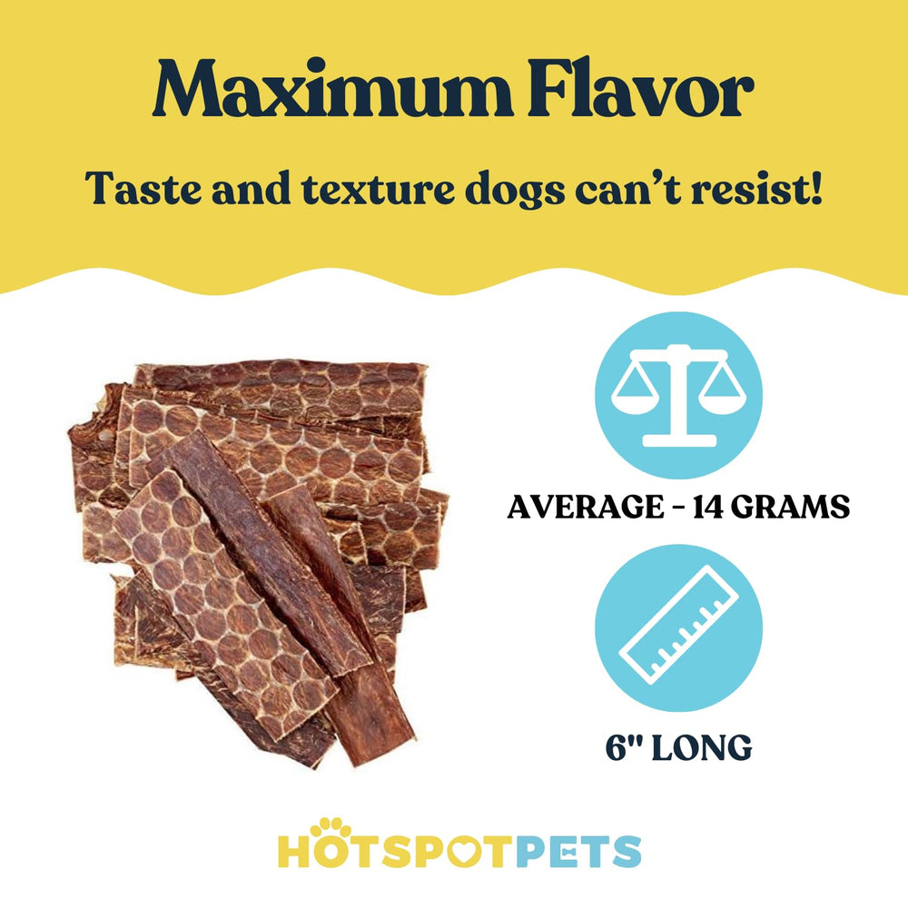 HotSpot Pets grass-fed beef esophagus 1lb package shown in bag