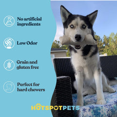 Hotspot Pets grass-fed Brazilian sourcing label indicating natural origin