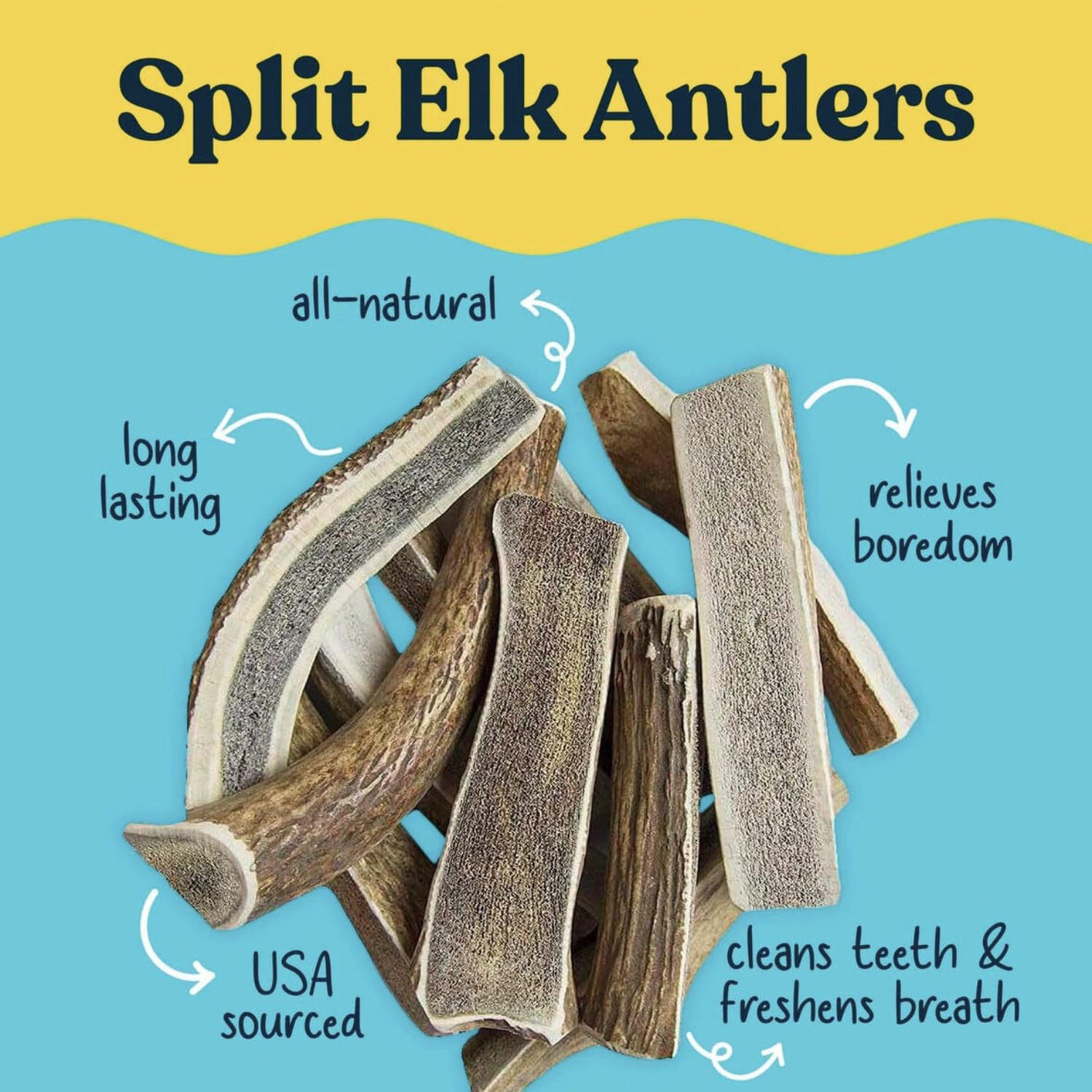 Hotspot Pets odorless elk antlers suitable for indoor use