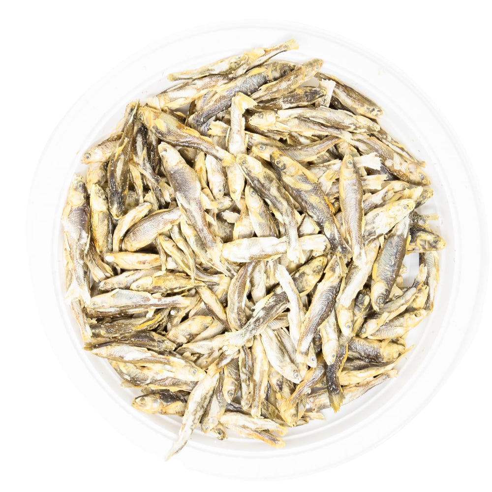 Hotspot Pets omega-3 minnows closeup highlights healthy fats for vitality