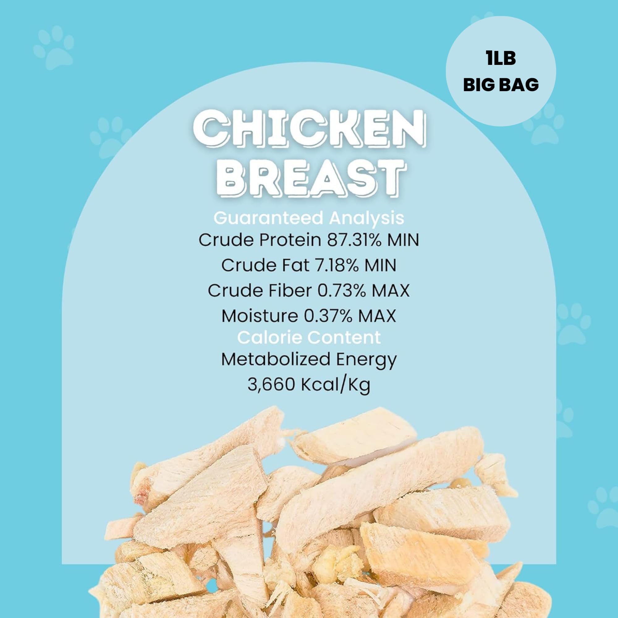 Hotspot Pets single-ingredient chicken breast treat for simple, grain-free nutrition.