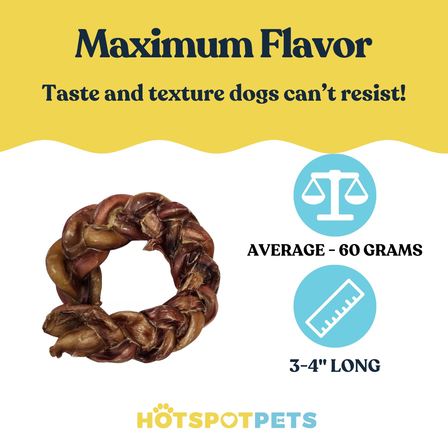 Hotspot Pets 100% South American beef source image highlights free-range, grass-fed quality.