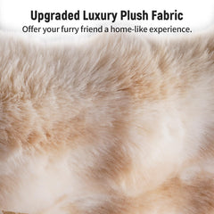HOTYPXQ dog bed non-slip bottom close-up highlights surface stability.