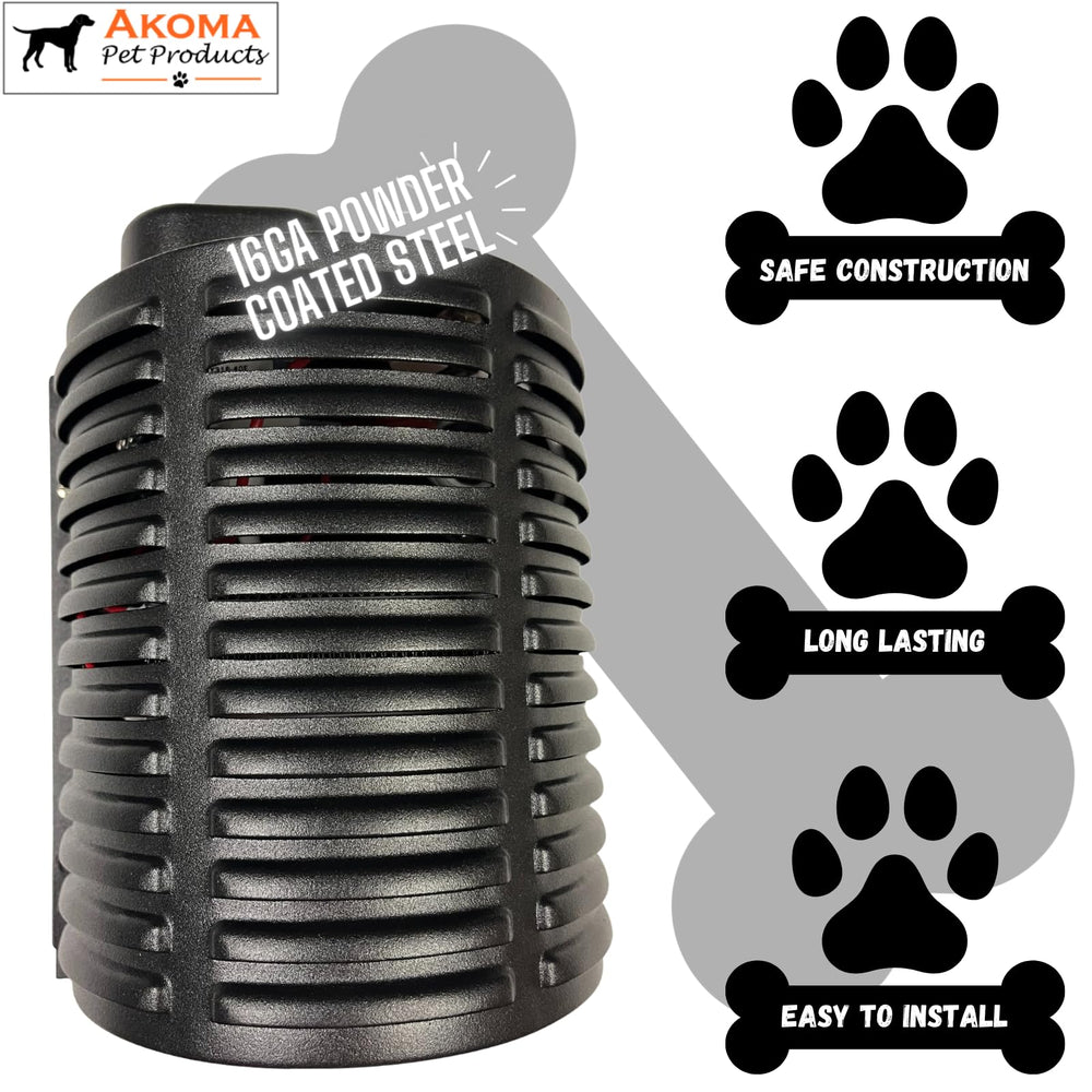 Hound Heater Deluxe thermostat control highlights easy temperature management for pets
