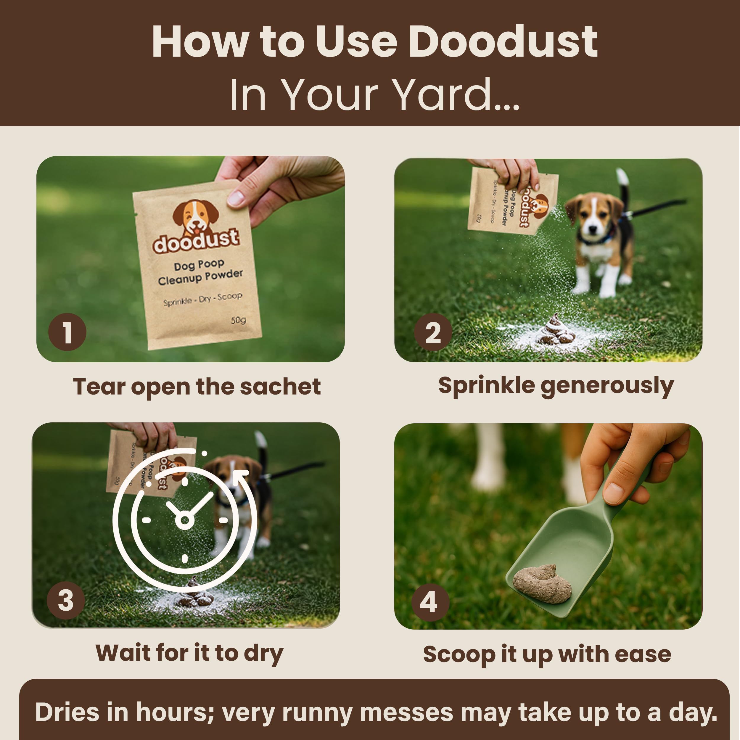 HOUNDGAMES biodegradable and pet-safe formula protects paws and turf.