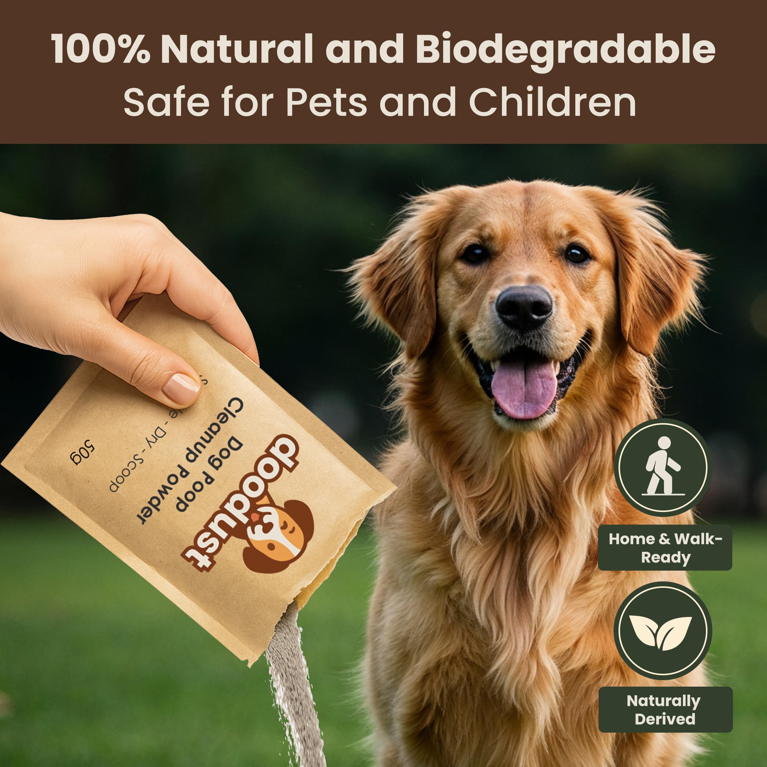 HOUNDGAMES odor-control barrier helps outdoor spaces stay fresher after cleanup.