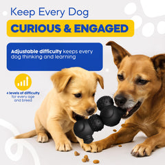 HOUNDGAMES durable rubber dog puzzle toy closeup highlighting chew-safe material