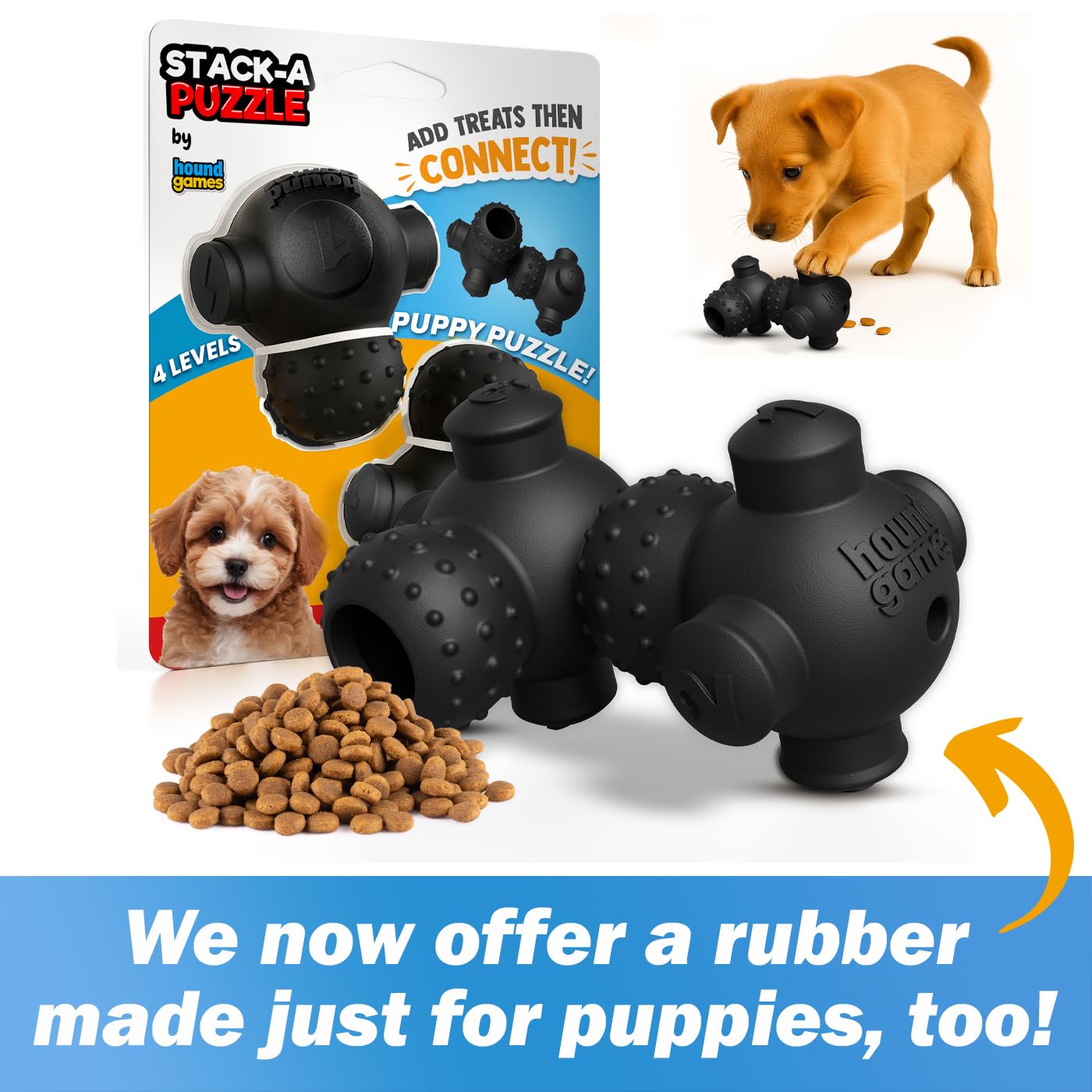 HOUNDGAMES slow-release-food-toy helps steady focus during training sessions.