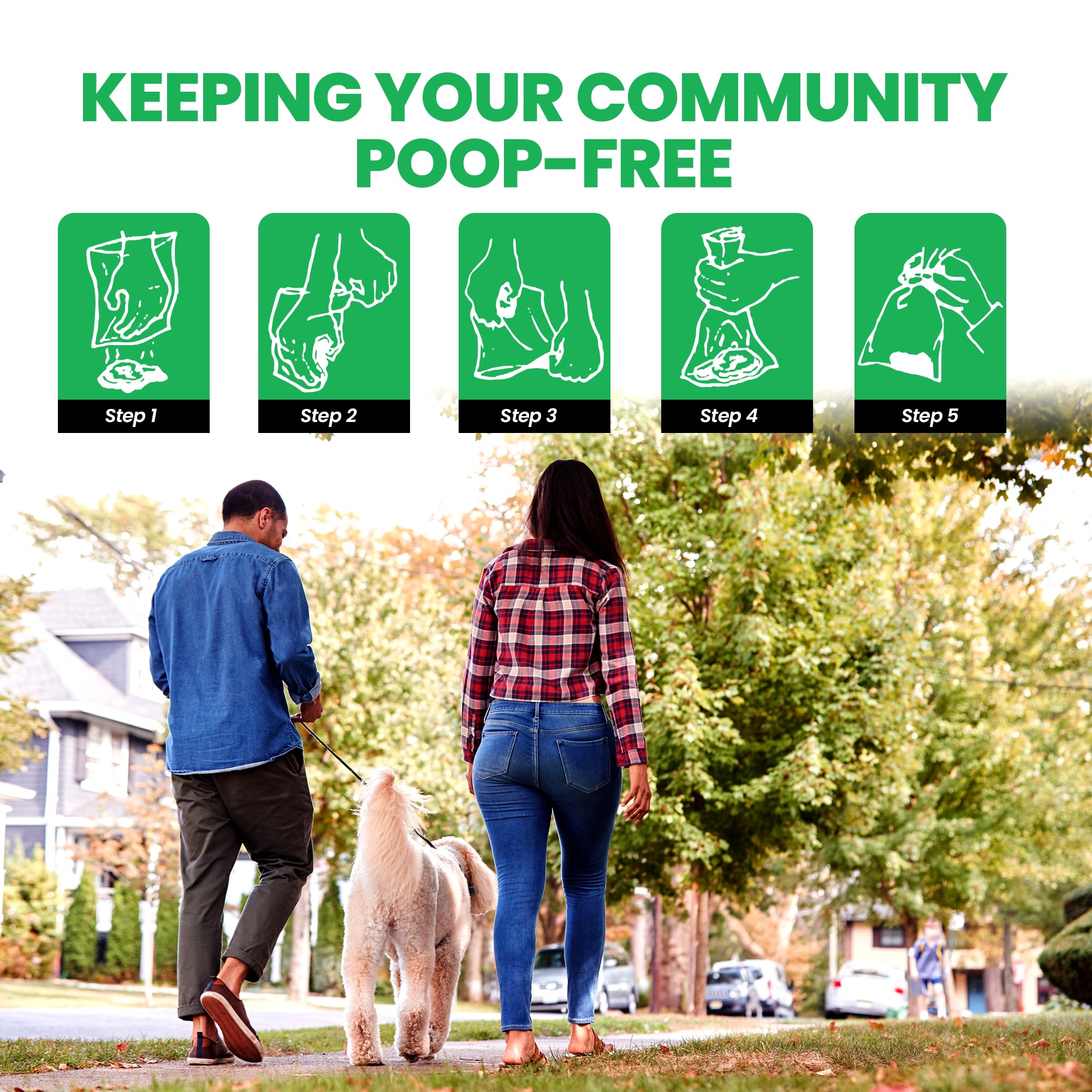 HOUNDSCOOP commercial-grade bags trusted for HOAs and parks