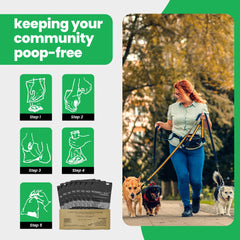 HOUNDSCOOP flat-packed design speeds restocking at dog parks.