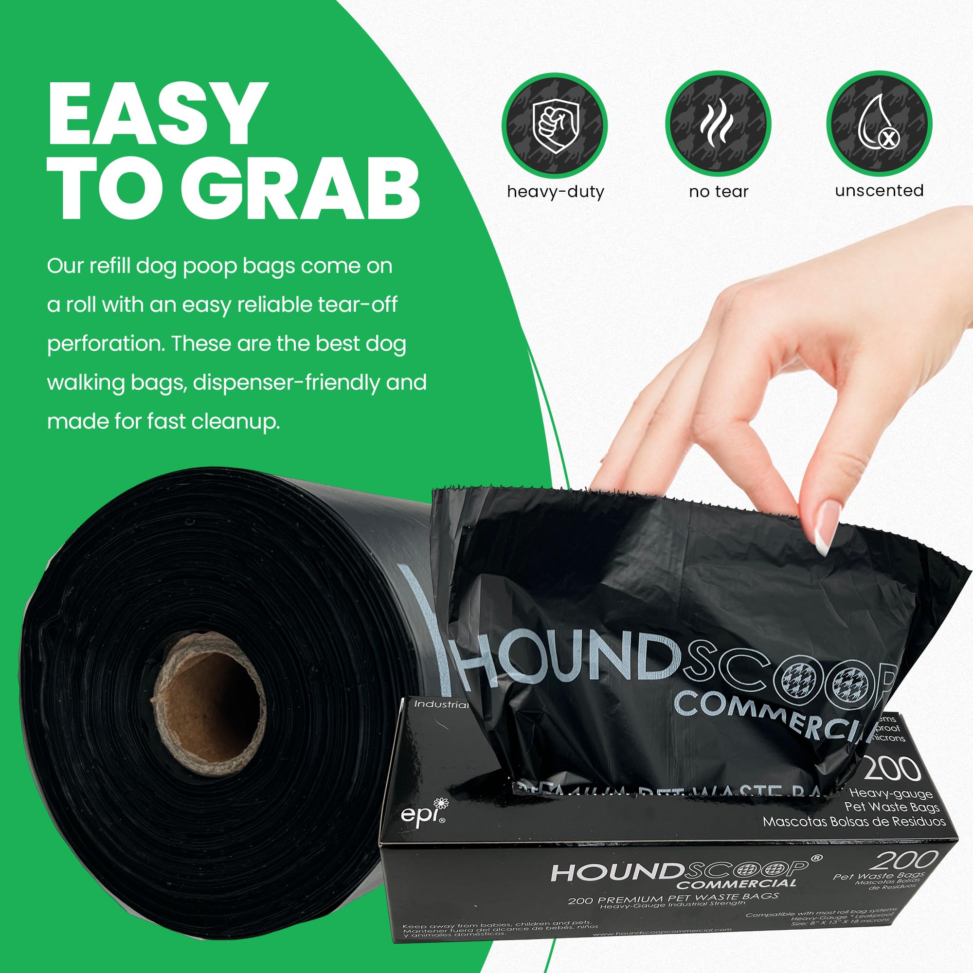 HOUNDSCOOP bulk refill bags suitable for residential facilities