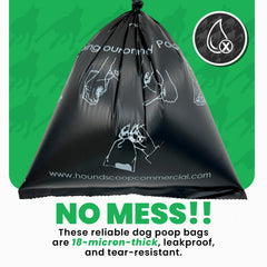 HOUNDSCOOP tear-off perforation enables easy bag removal