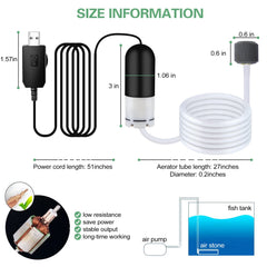 HouseUp aquarium air stones and tubes assembled for consistent bubbles and water circulation.