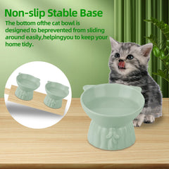 Hovico two-bowl set keeps food and water separate