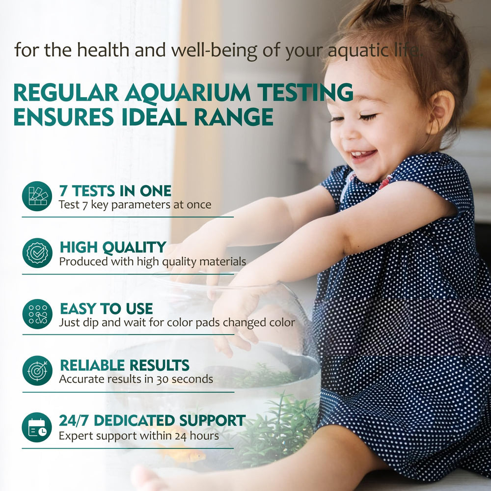 HOVIRAN aquarium-water-testing-kit-setup shows simple setup for quick checks.