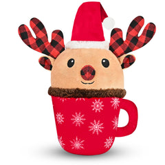 howaukf Christmas dog toy with reindeer squeaker for playful fetch and companionship