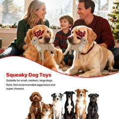 howaukf dog toy squeaker inside engages dogs during interactive play.