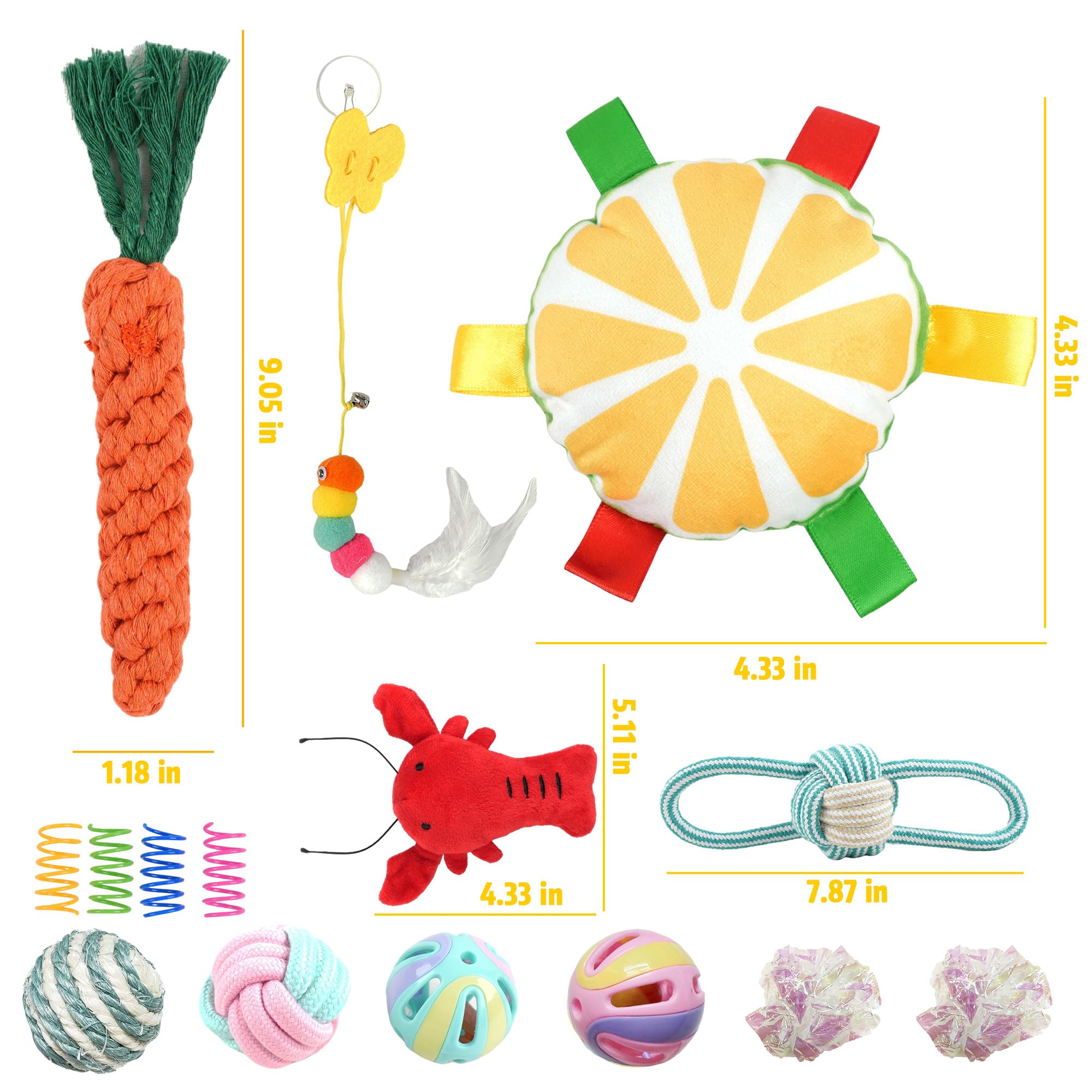 howaukf ferret pull-string ball image — encourages interactive tugging and active play