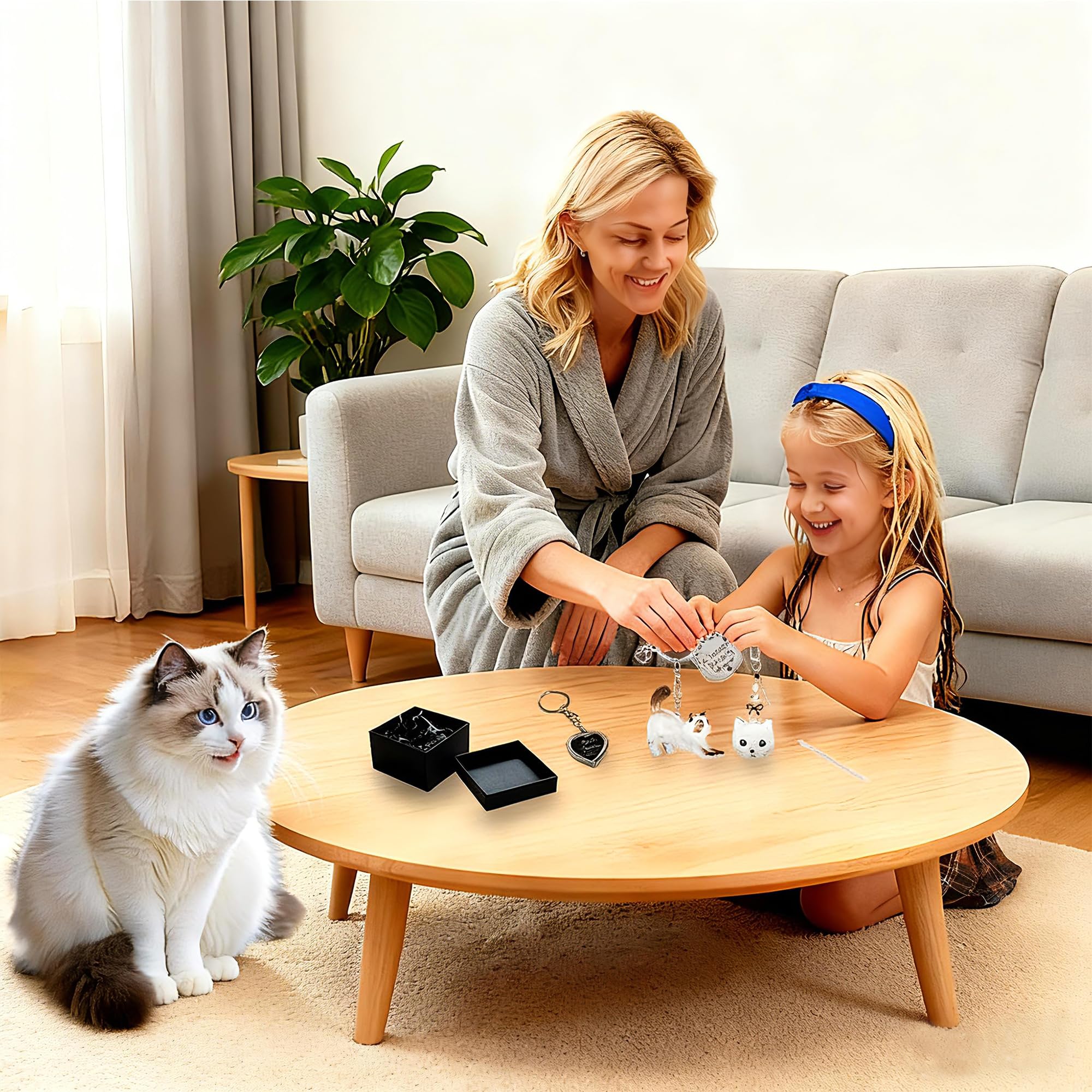 howaukf gift-boxed cat hair keepsake presents a thoughtful keepsake for pet lovers