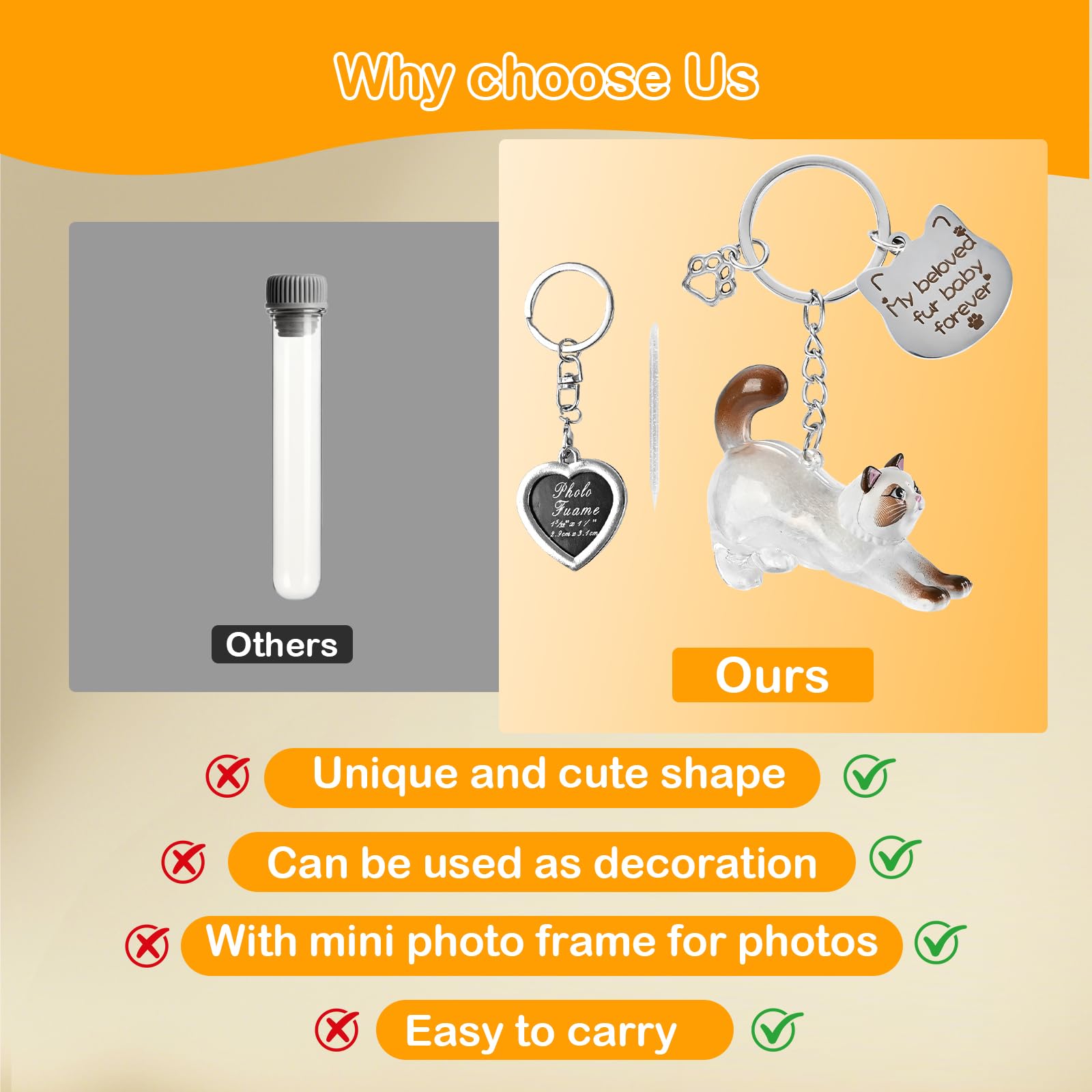 howaukf transparent memory bottle lets users view fur textures and colors easily