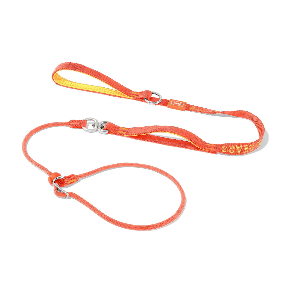 HOWGO Slip Lead with double handles offers controlled walking on busy streets.