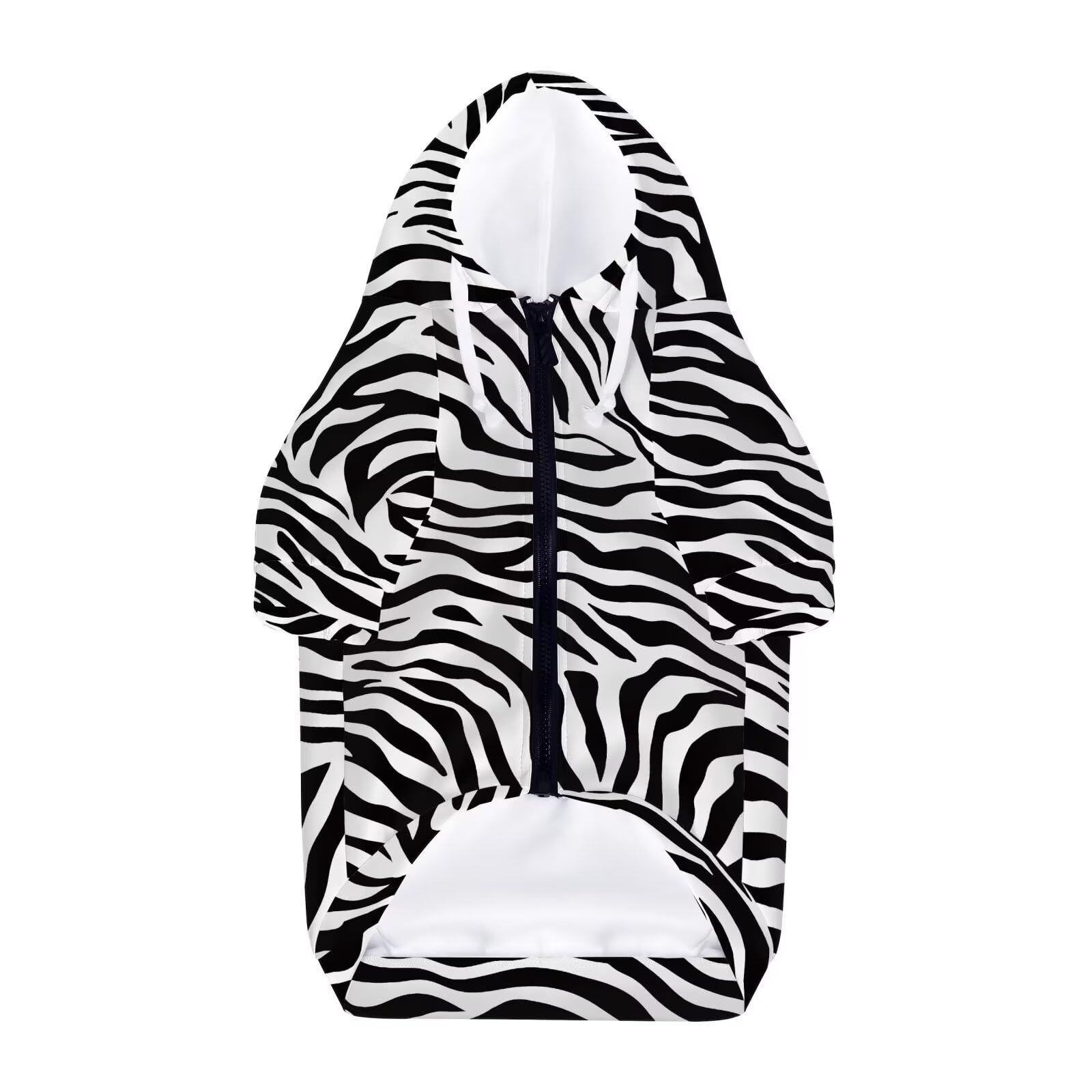 Howilath hoodie with zipper chest dog detail for quick on/off