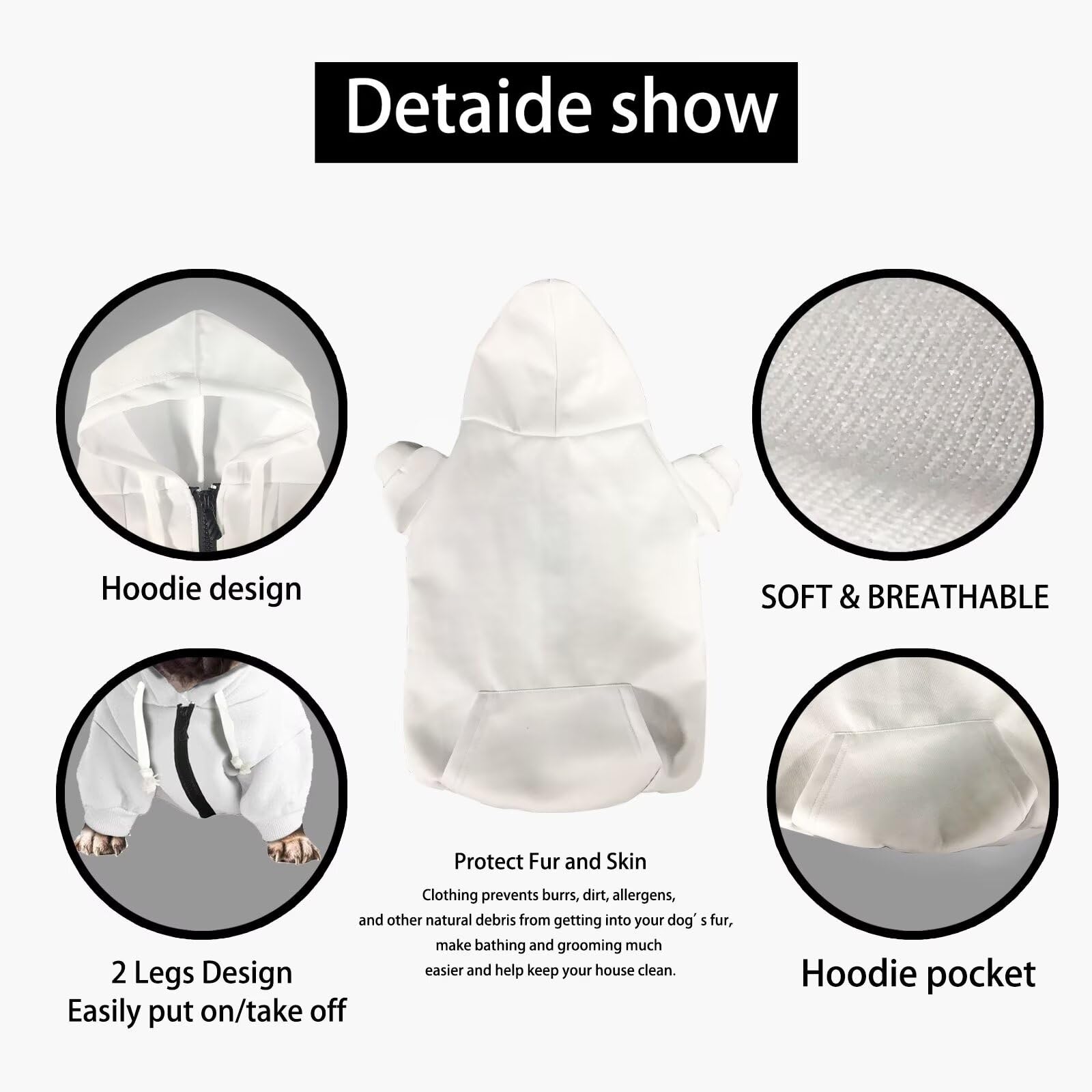 Howilath small medium dog wear fit for home and outdoors