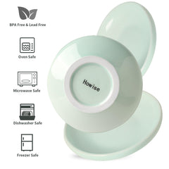 Howise cat bowls feature dishwasher-safe glaze for easy cleaning.