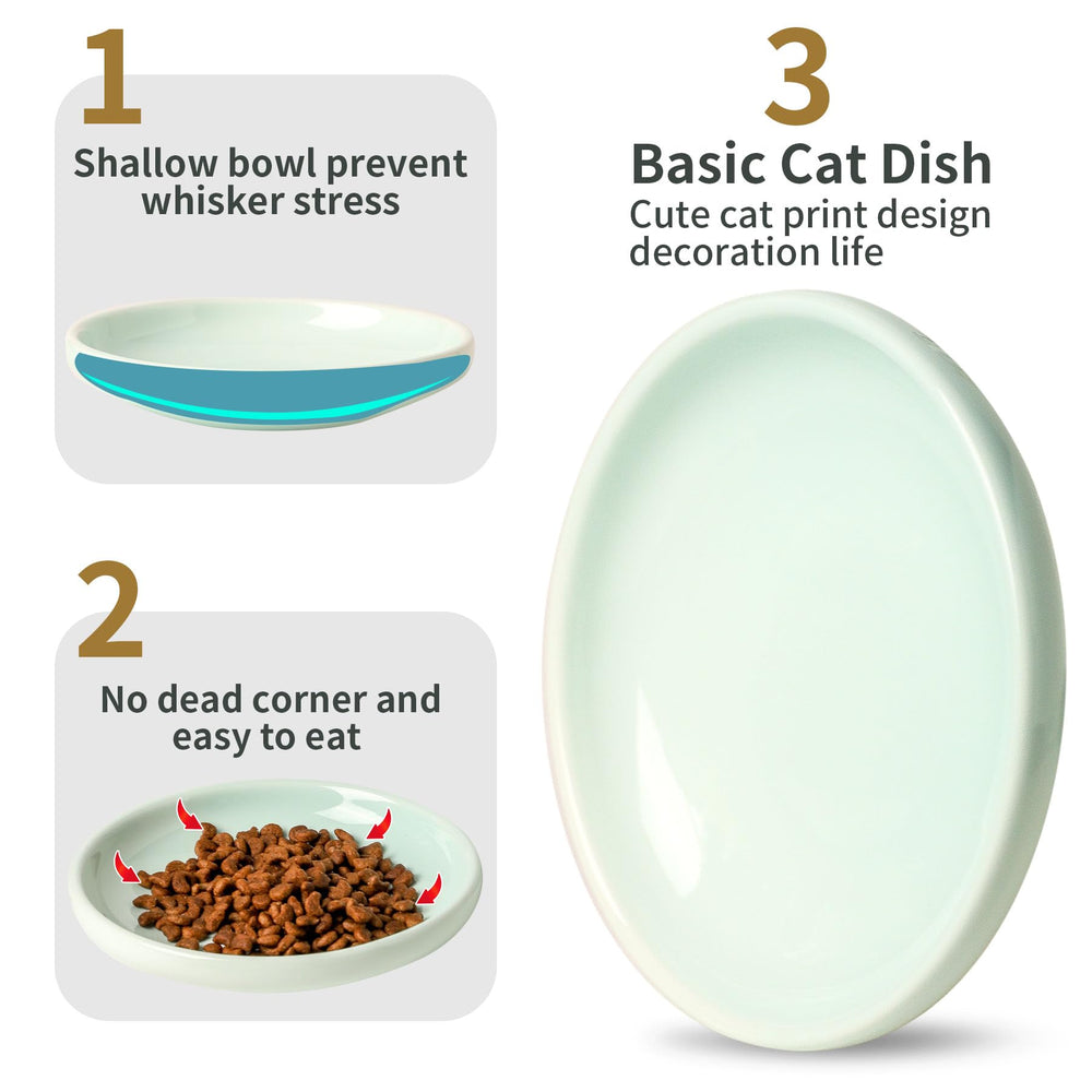 Howise cat bowls are microwave-safe for convenient reheating.