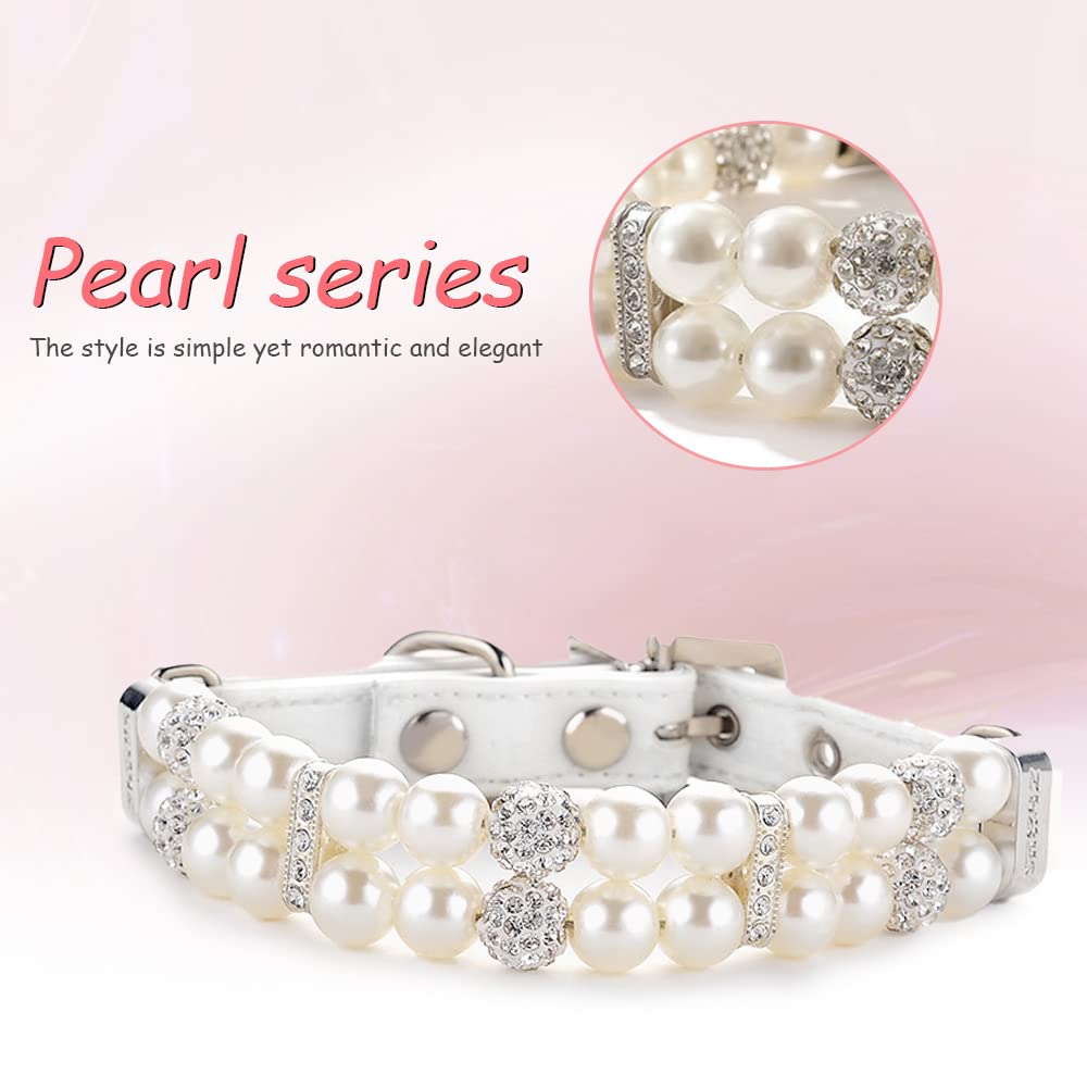 HOWWFALY pearl collar crystal rhinestone detail highlights dazzling design for special occasions.