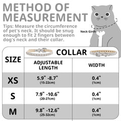 HOWWFALY pet bling collar medium silver side view showcases durable PU leather for everyday wear